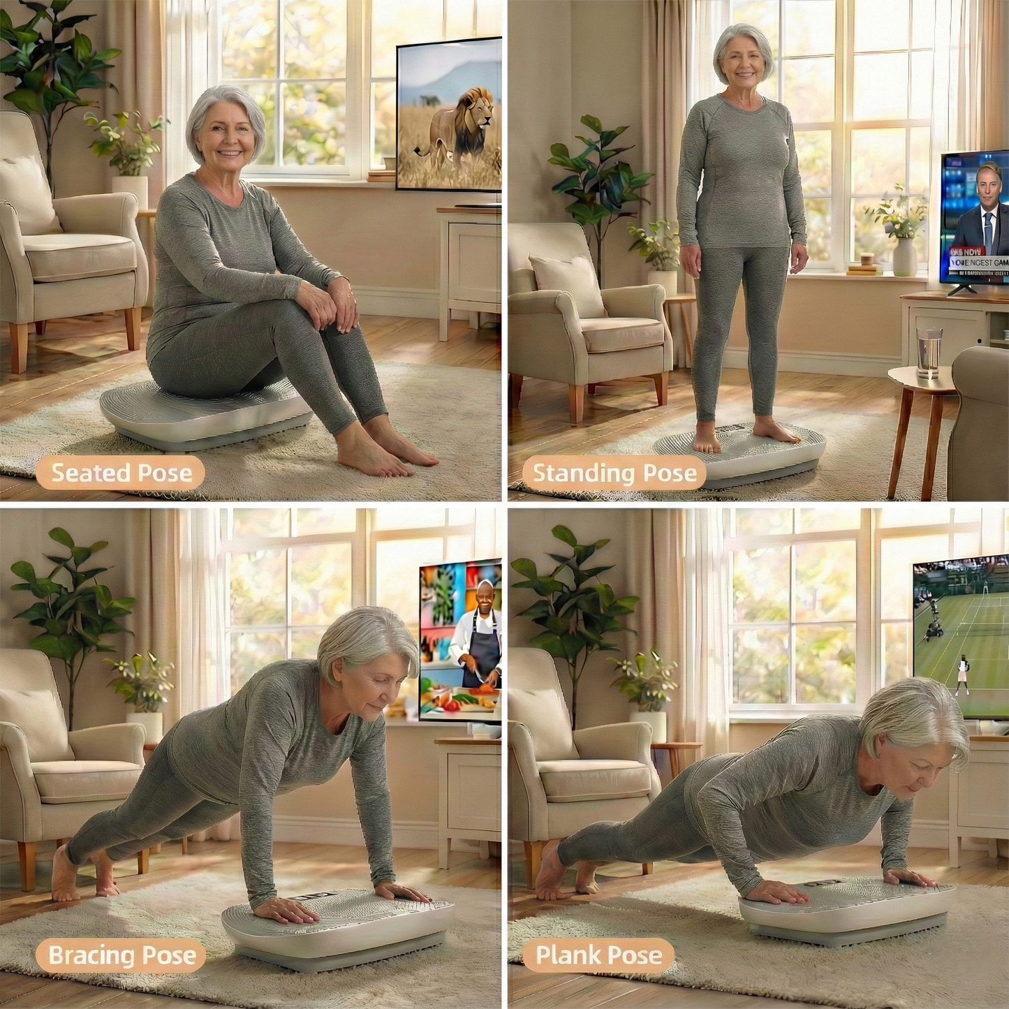 Aerofitx™  At-Home Vibration Therapy Plate for Body Relief & Energy Boost